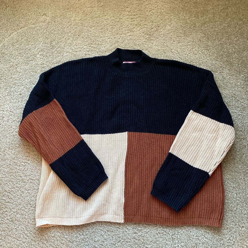 Mock neck sweater, women’s large